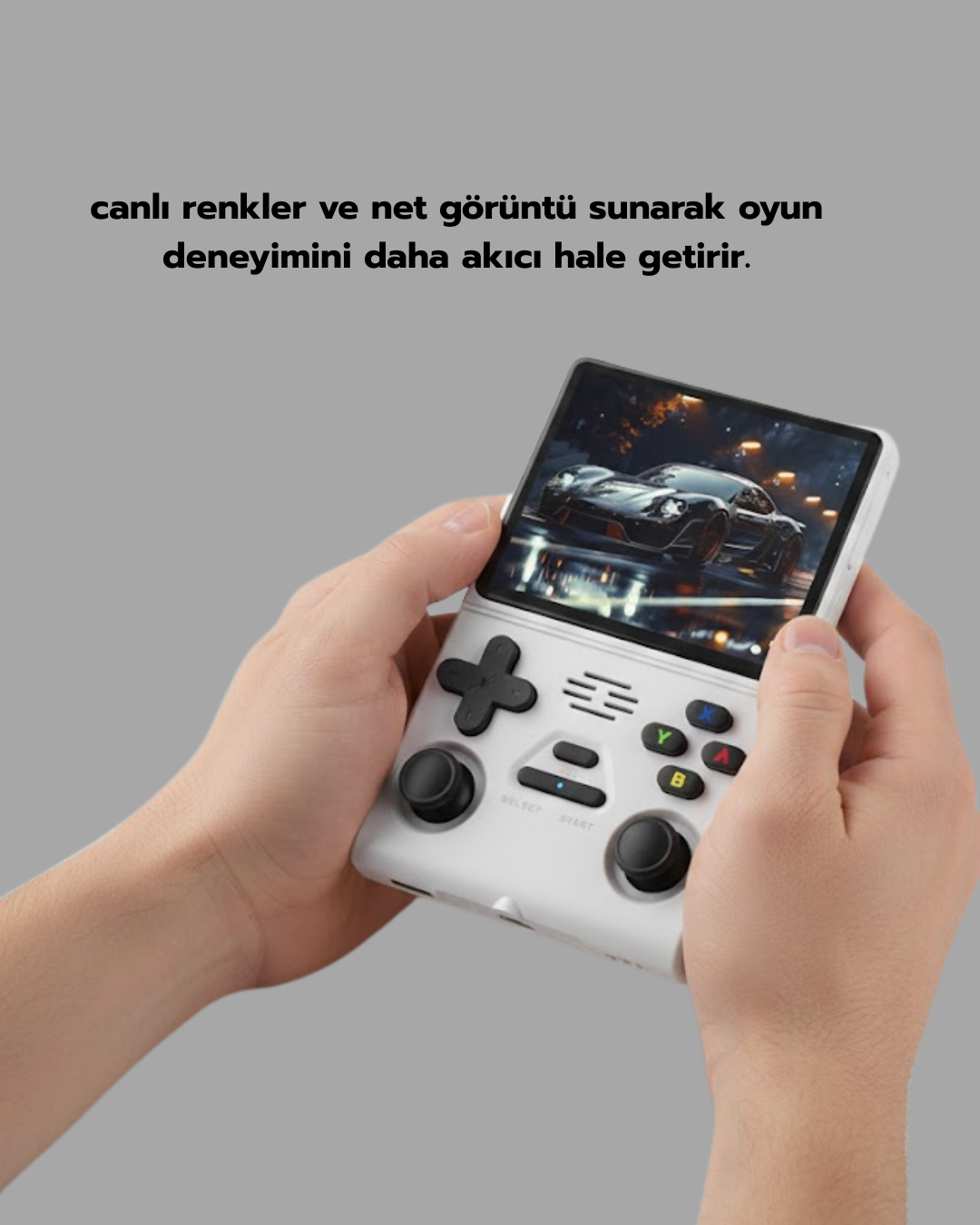 Geniş Ekranlı Taşınabilir Retro Oyun Konsolu