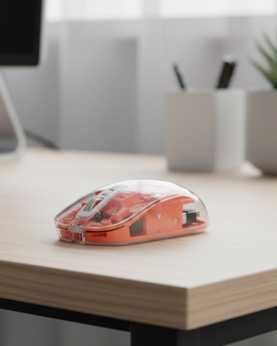 Minimal Tasarımlı Kablosuz Mouse Günlük ve Ofis Kullanı...