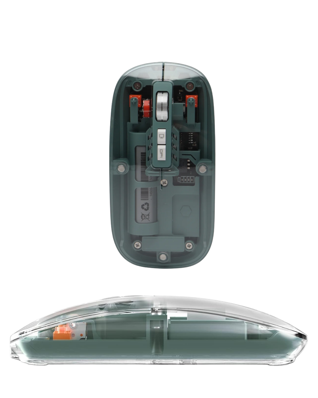 Çift Mod Bağlantılı Kablosuz Mouse Bluetooth ve USB Alıcılı