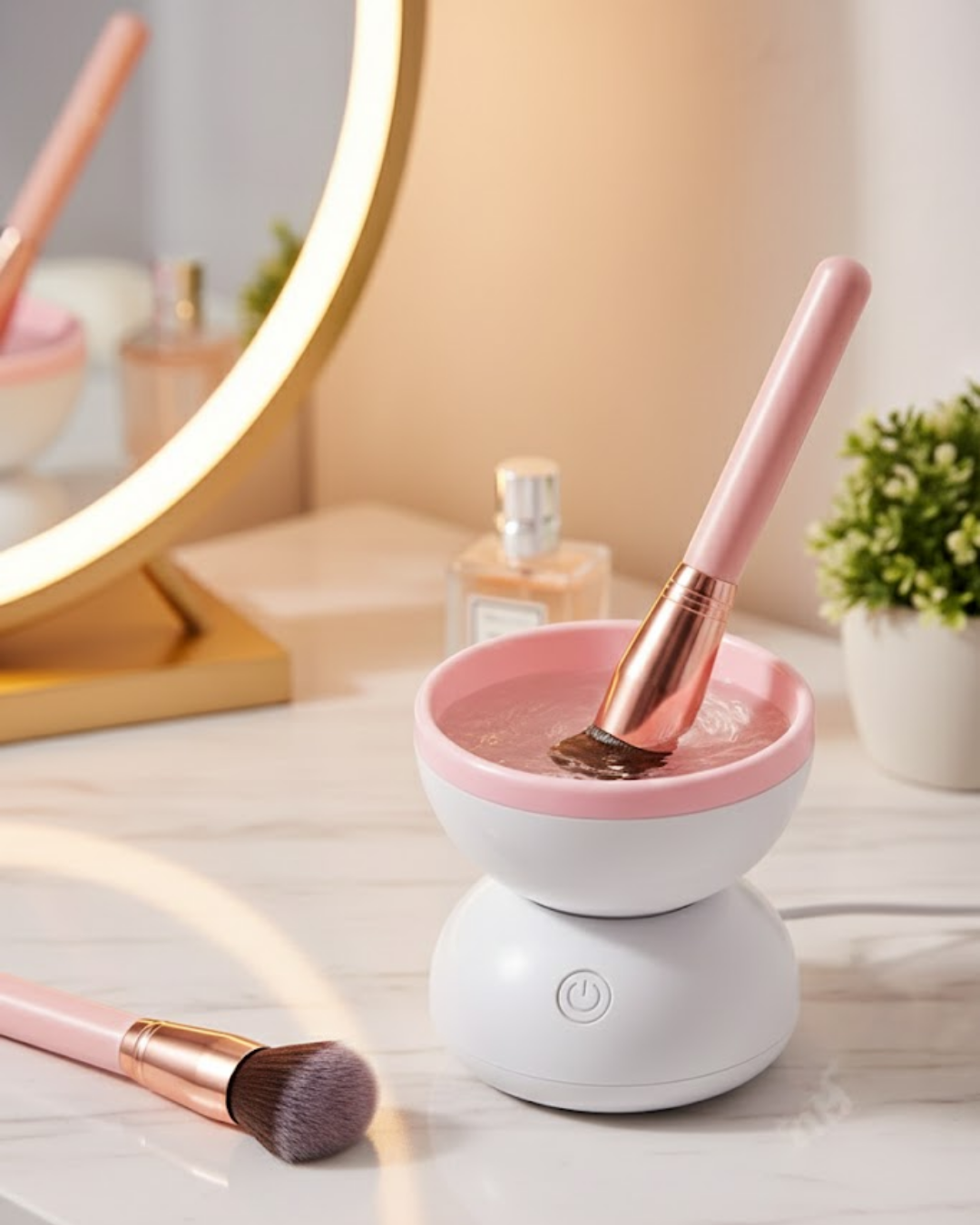 USB Çalışan Otomatik Kozmetik Fırça Temizleme Makinesi