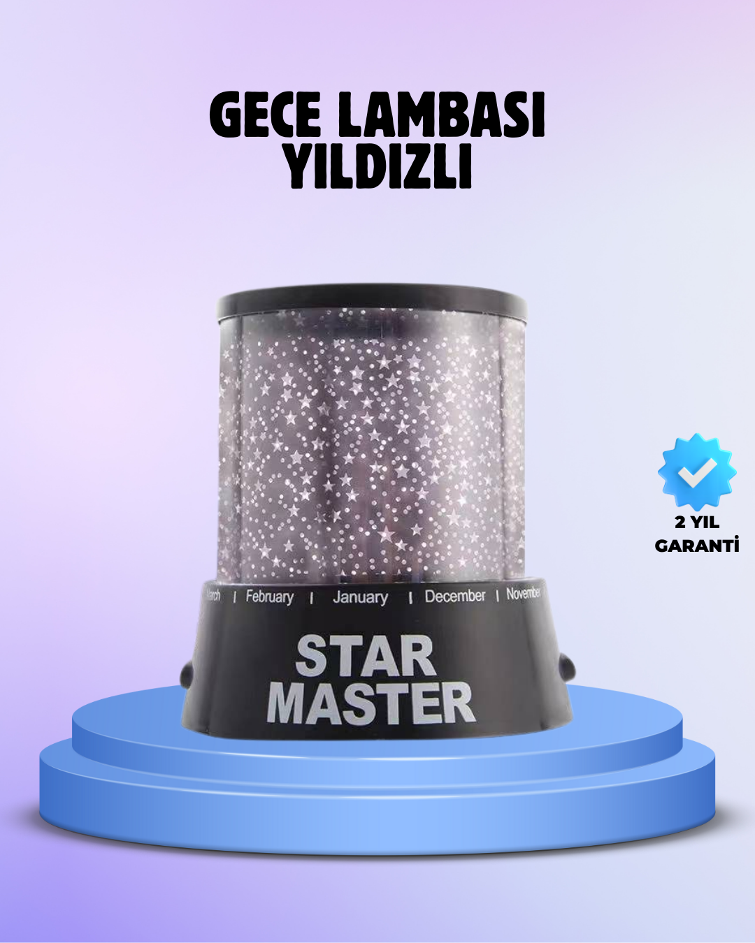 Odayı Yıldızlarla Dolduran Galaxy Efektli LED Projektör...