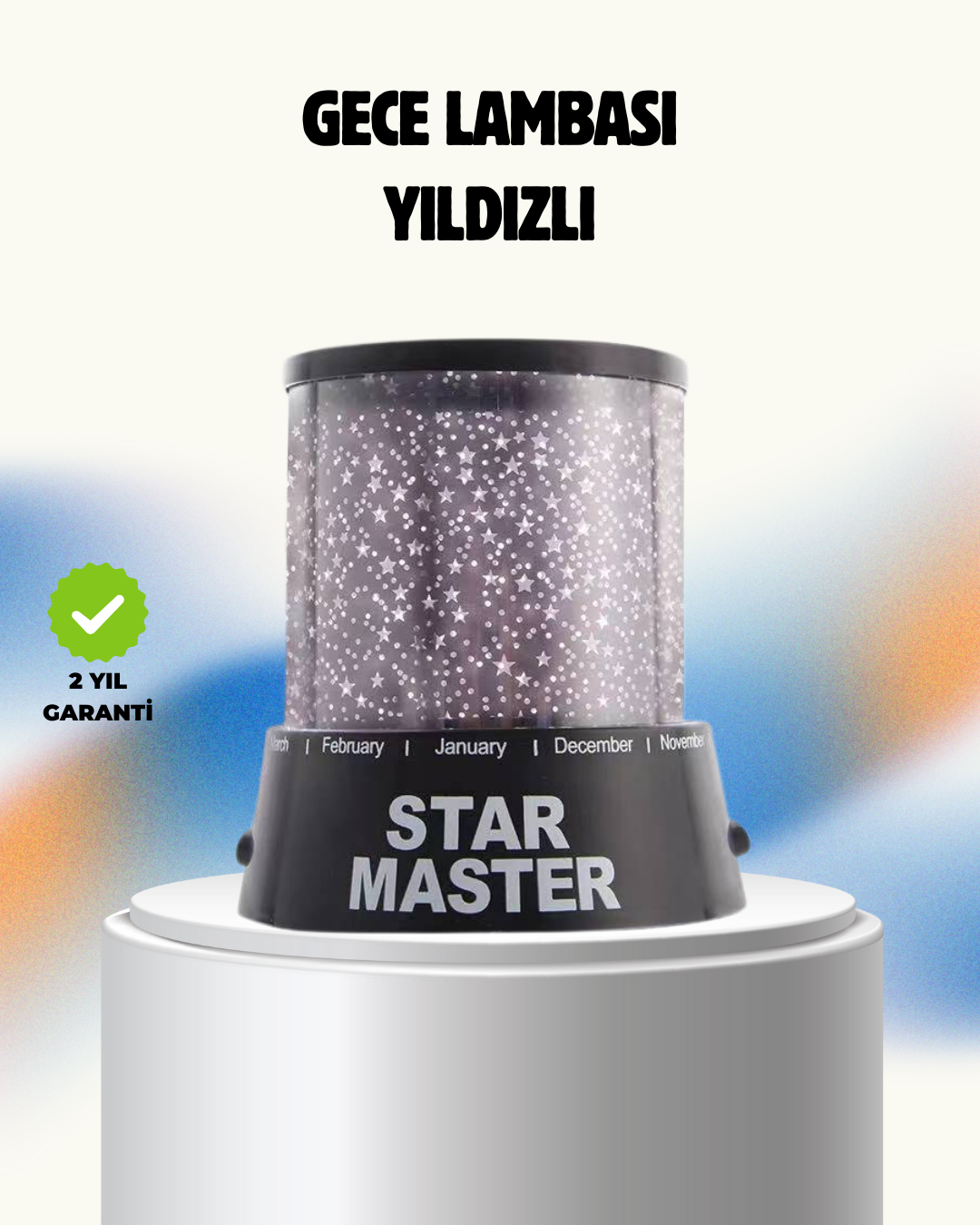 Renk Değiştirmeli LED Yıldız Projektör Parti ve Gece La...