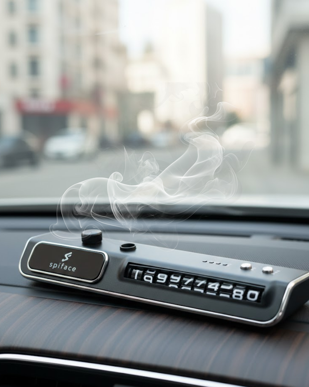 Araç Ön Cam Nemlendirici Telefon Numarası Gösterme Apar...