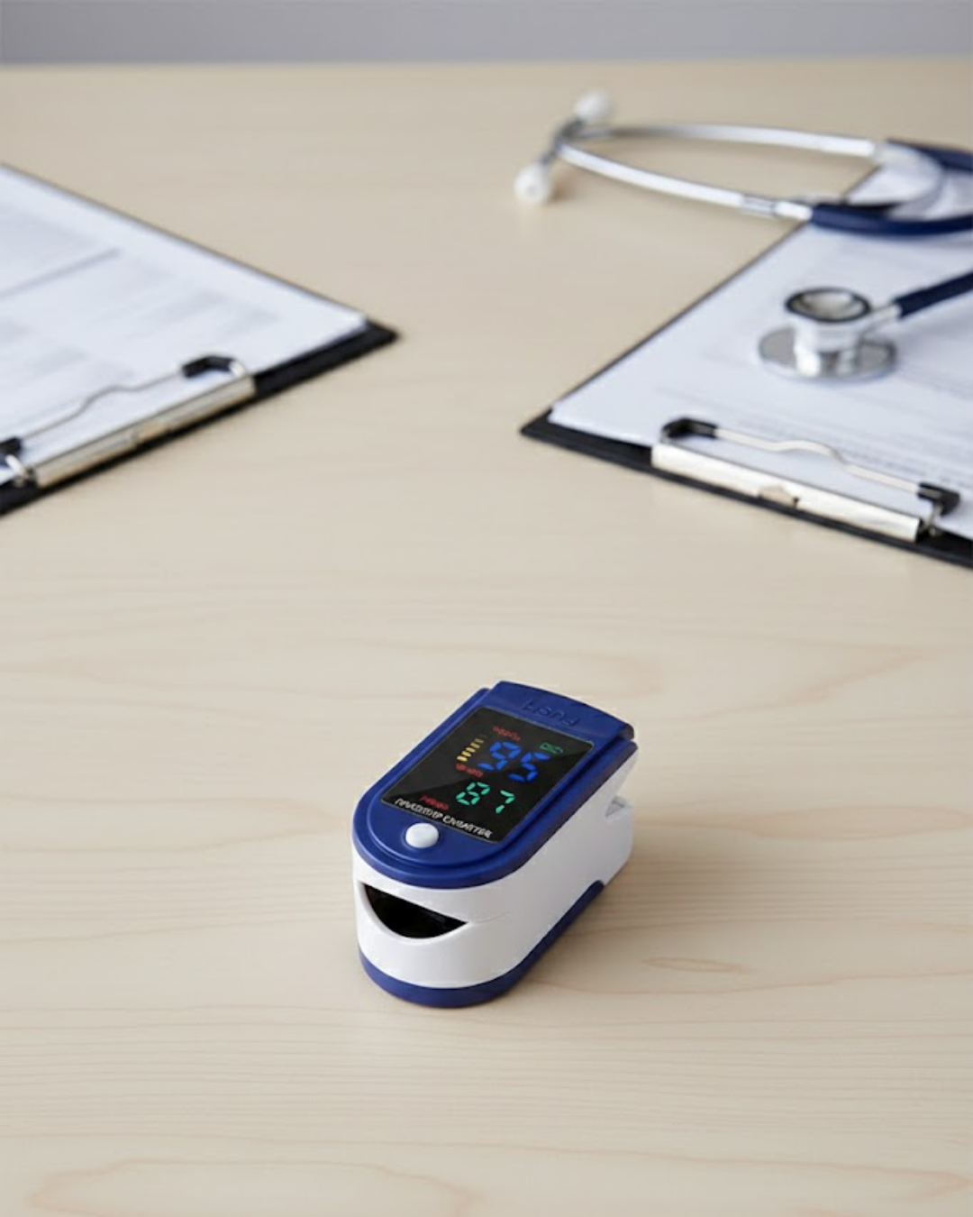 Kolay Kullanımlı Parmak Tipi Pulse Oksimetre Ev Tipi Ku...