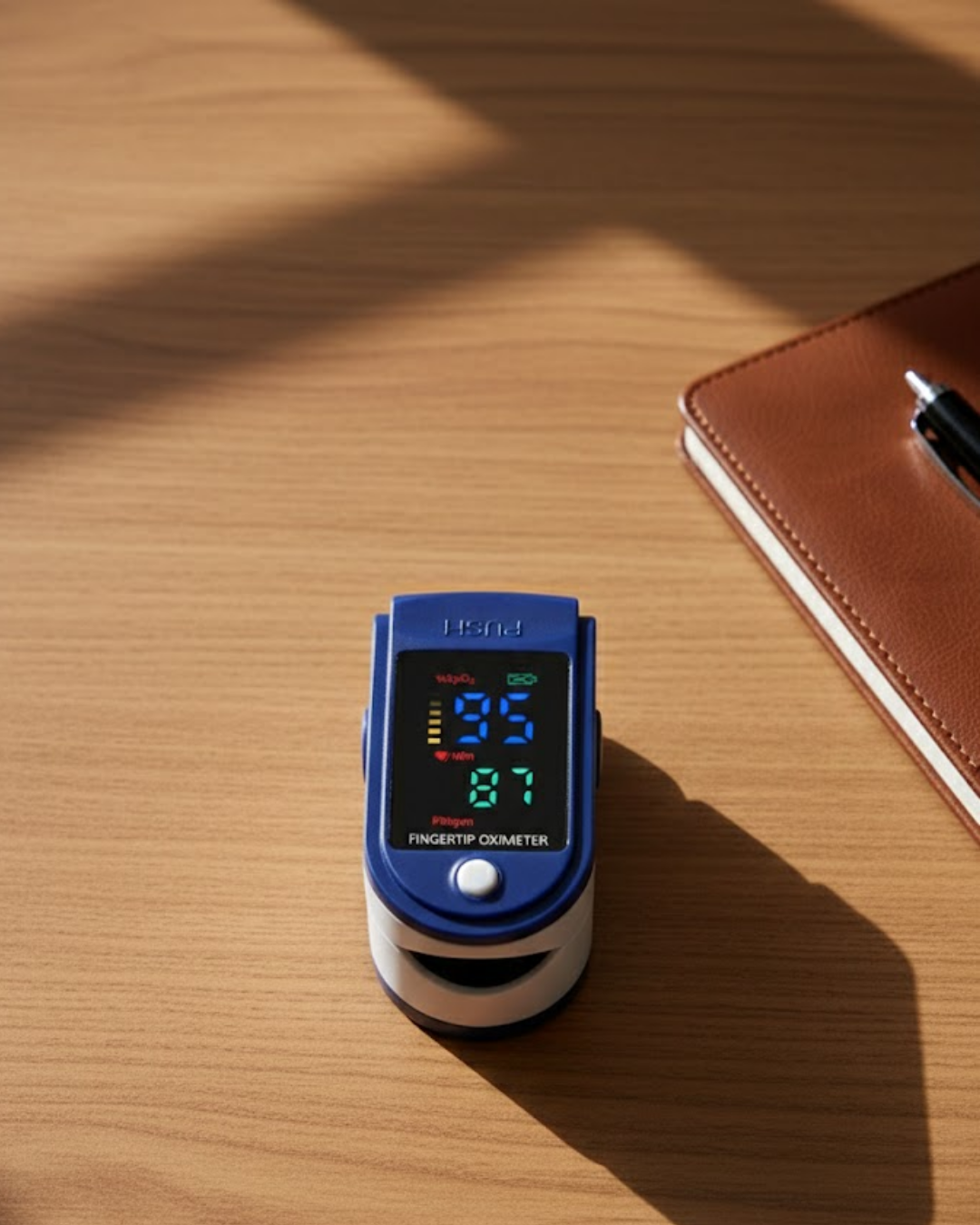 Parmak Tipi Pulse Oksimetre Hassas Ölçüm Taşınabilir Sa...