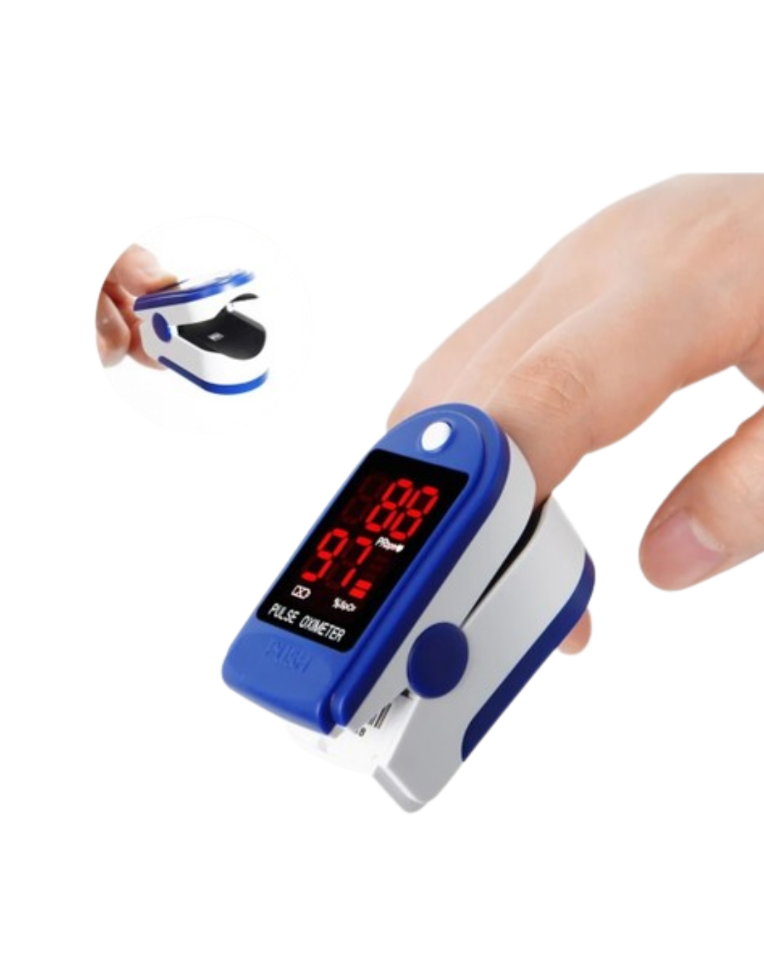 Parmak Tipi Pulse Oksimetre Hassas Ölçüm Taşınabilir Sağlık Cihazı