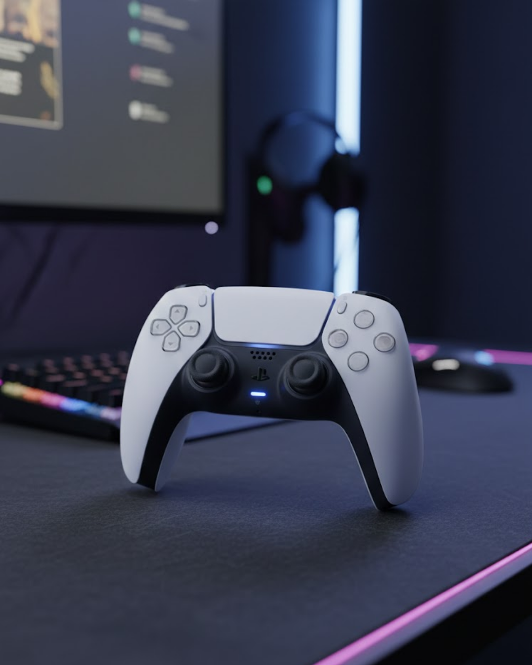 Kablosuz Oyun Kumandası PS5 İçin Titreşimli ve Konforlu...