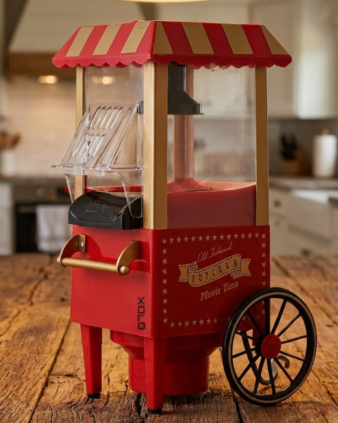 5 Dakikada Popcorn Hazırlayan Yağsız Patlatma Makinesi