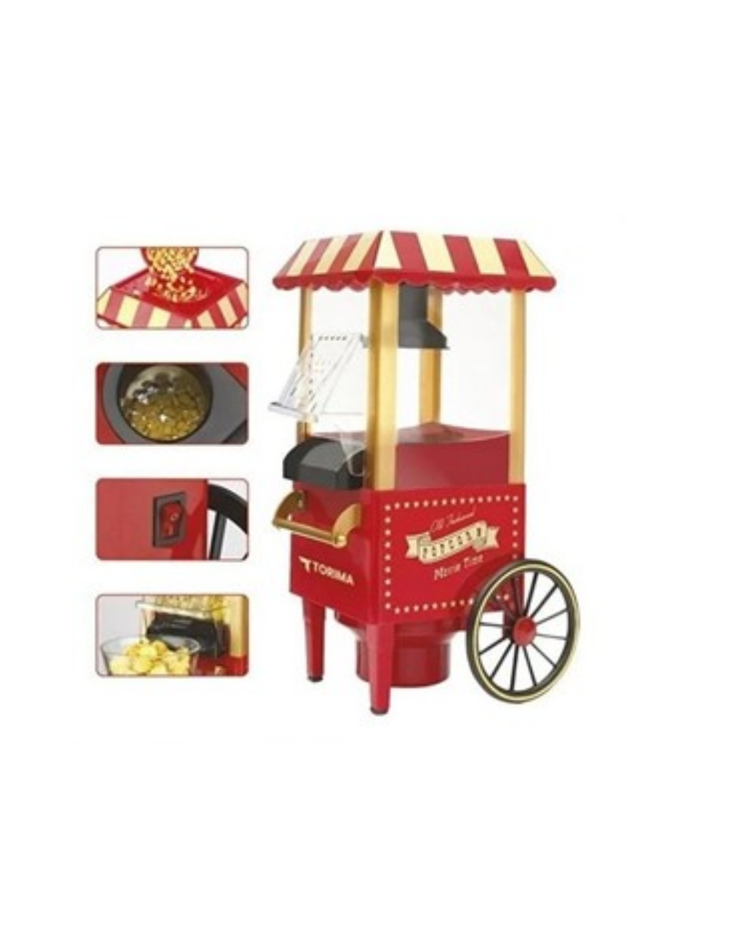 Sağlıklı Atıştırmalıklar İçin Yağsız Popcorn Makinesi