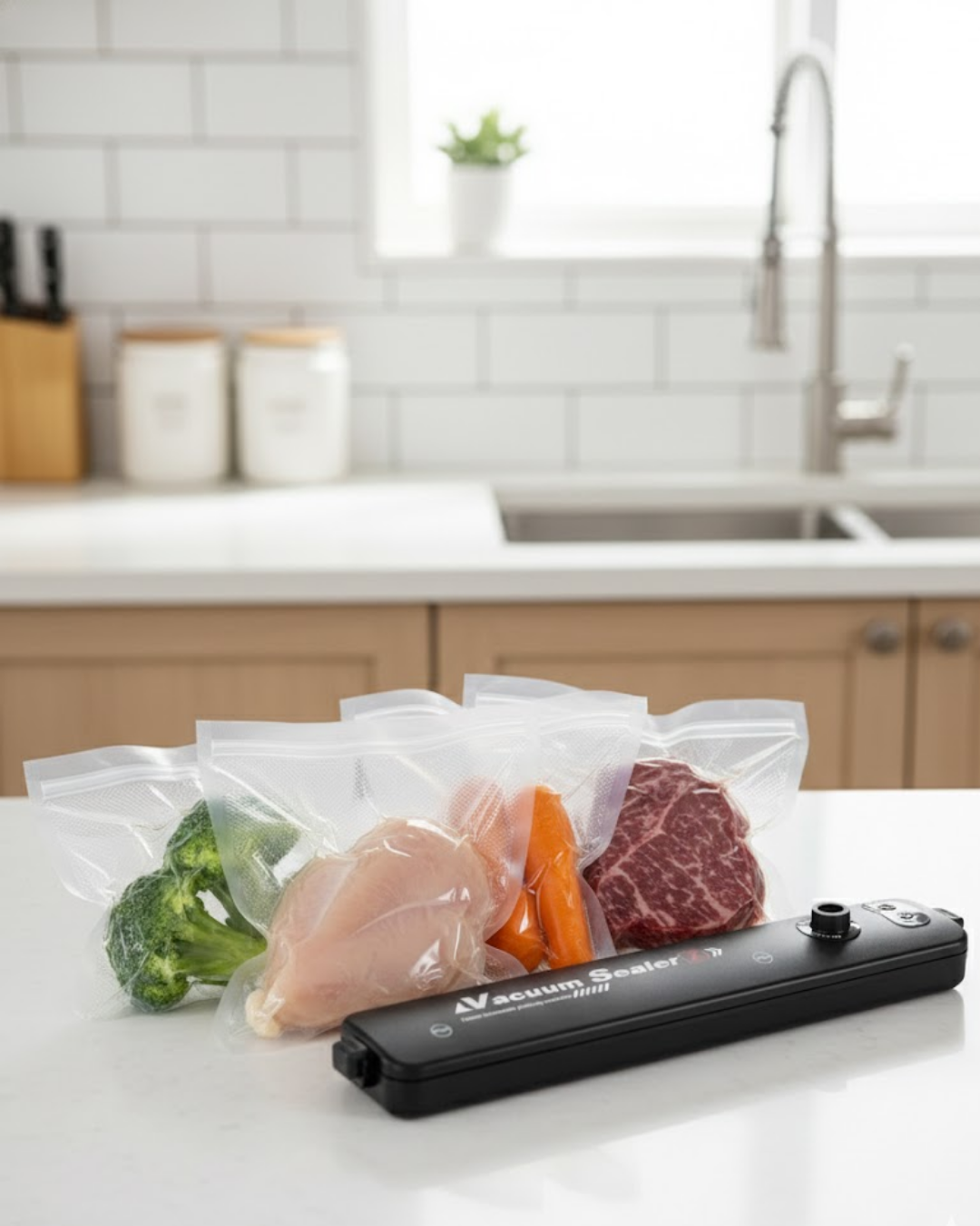 Ev Kullanımı İçin Güçlü Gıda Vakumlama ve Paketleme Mak...