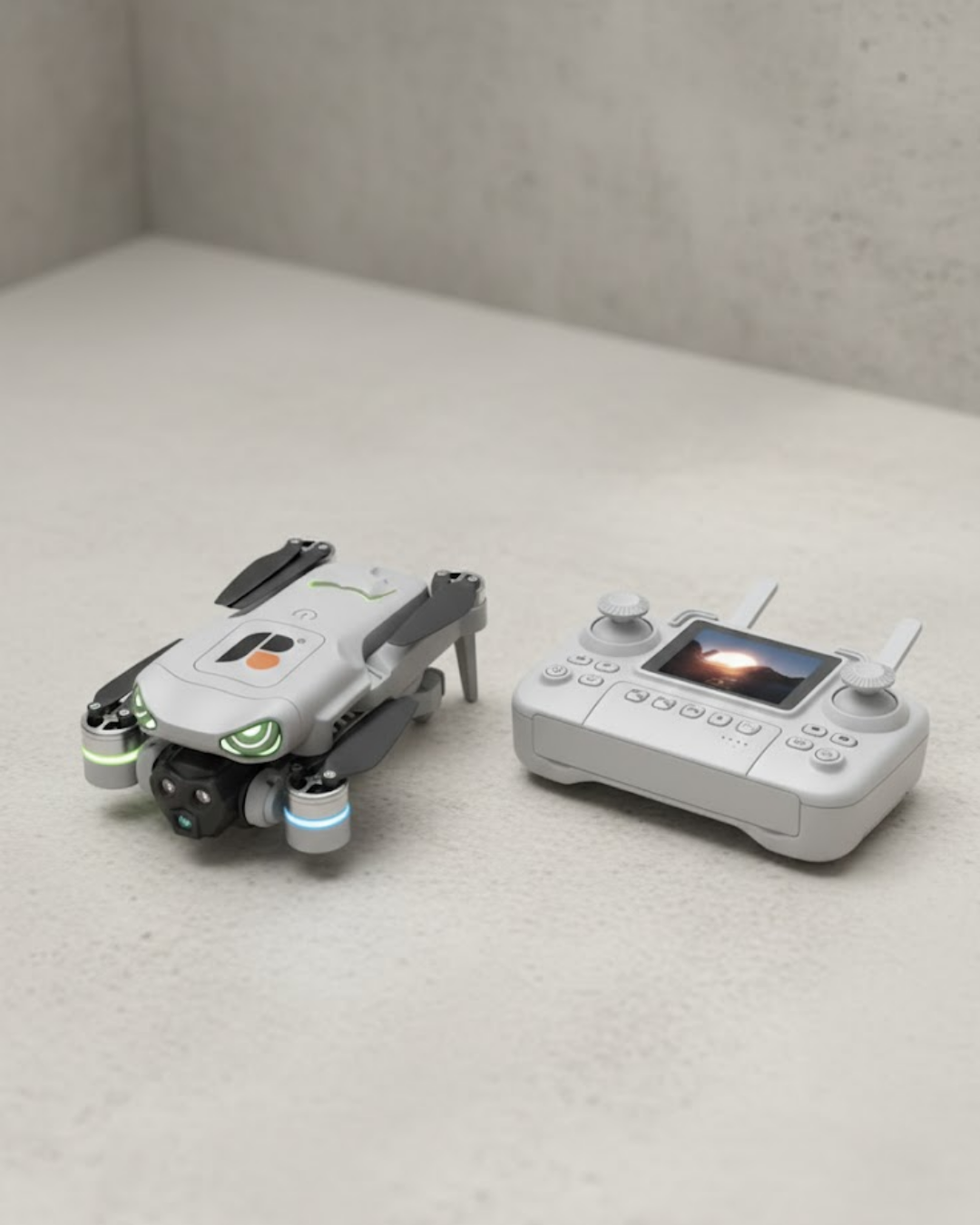 Tek Tuşla Kalkış İniş Özellikli Katlanabilir Drone