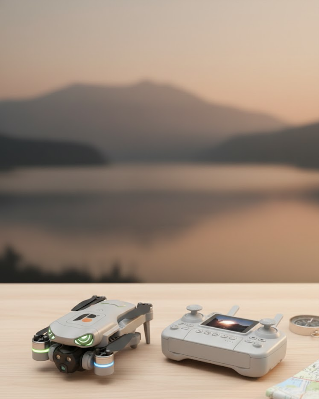 360° Takla ve Çift Kamera Özellikli Hobi Drone