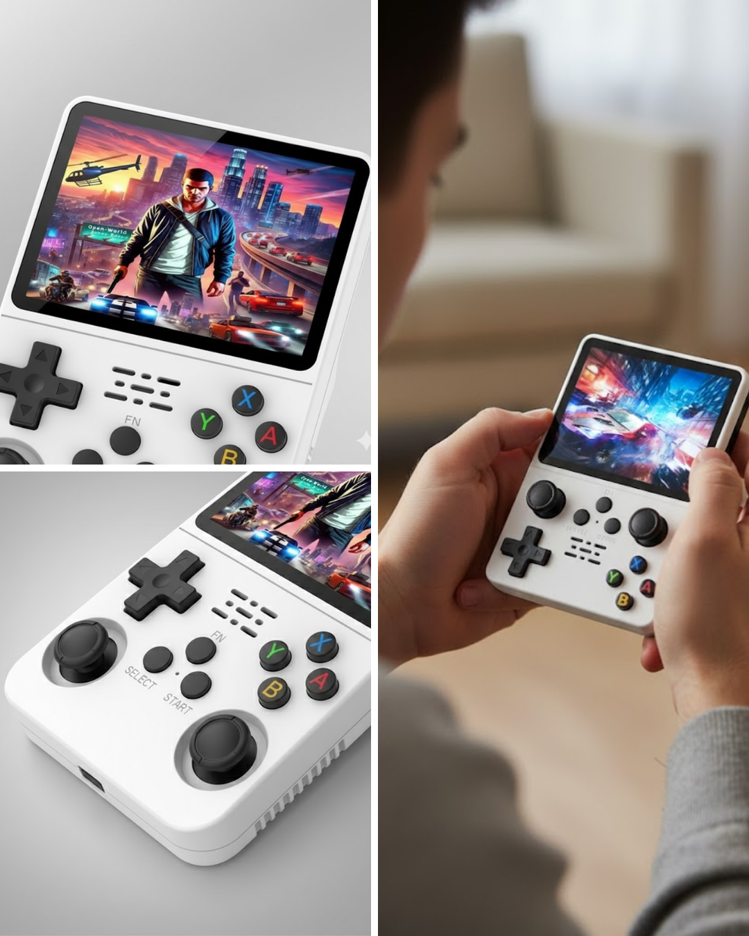 Taşınabilir Oyun Cihazı Çoklu Oyun Formatı ve Güçlü Don...