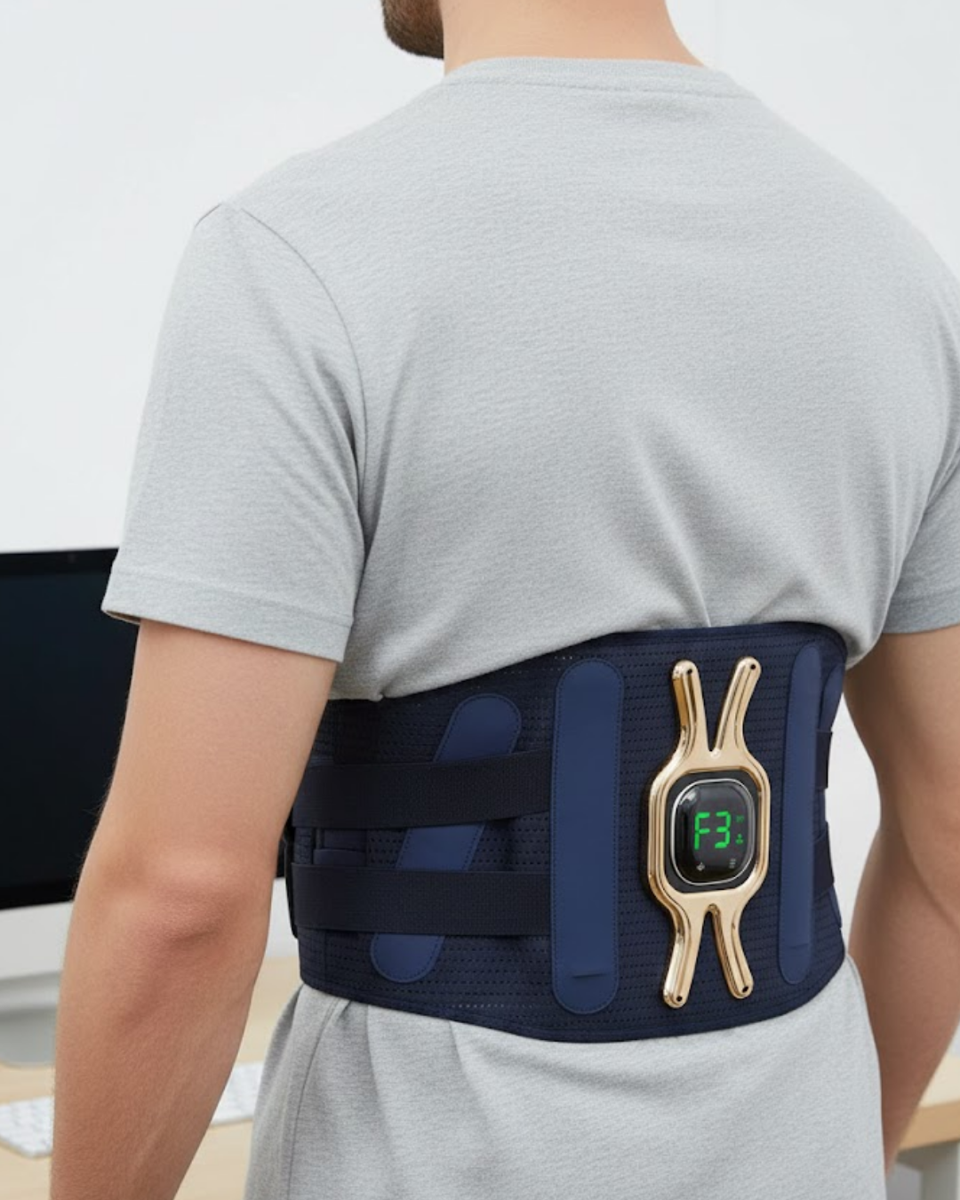 Çok Fonksiyonlu Masaj Kemeri Isı ve Titreşim Destekli