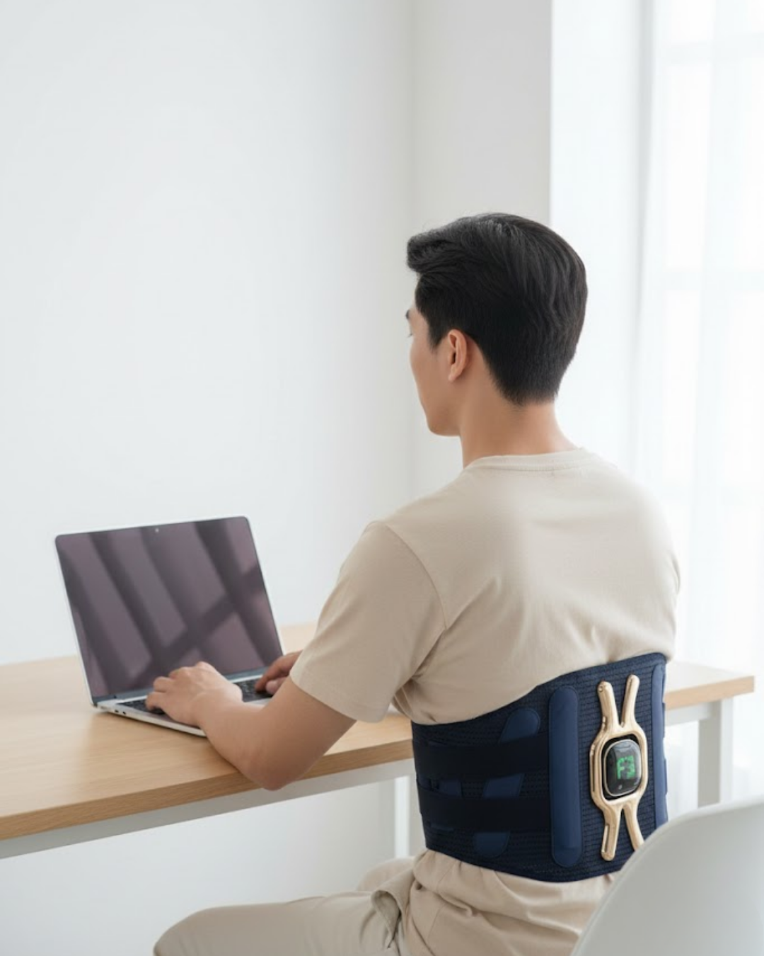 Bel Destekli Masaj Kemeri Hafif ve Taşınabilir