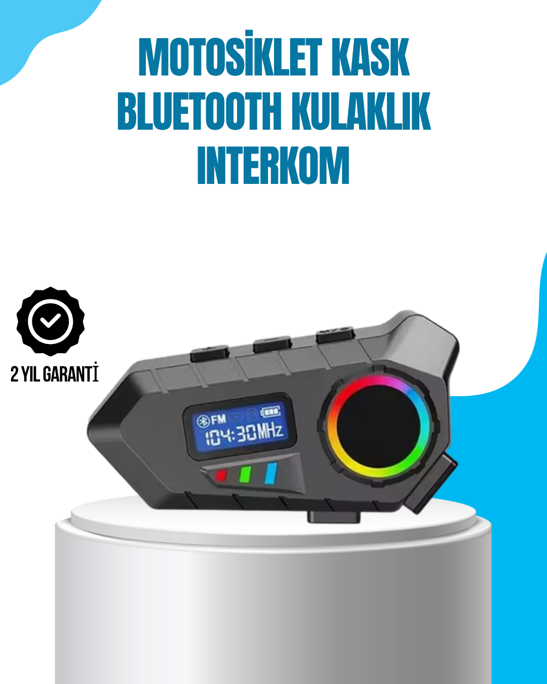 Bluetooth 5.4 Kablosuz Hoparlör IP65 Su Geçirmez ve 40 ...