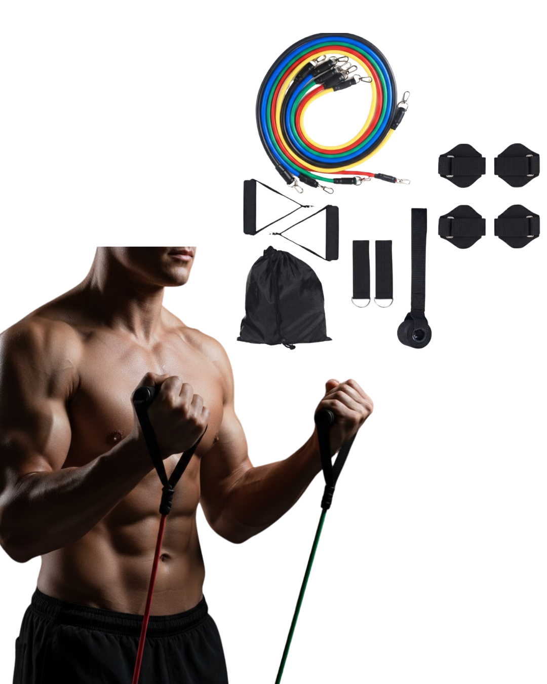 Direnç Seviyeli Pilates ve Fitness Egzersiz Bandı Seti ...