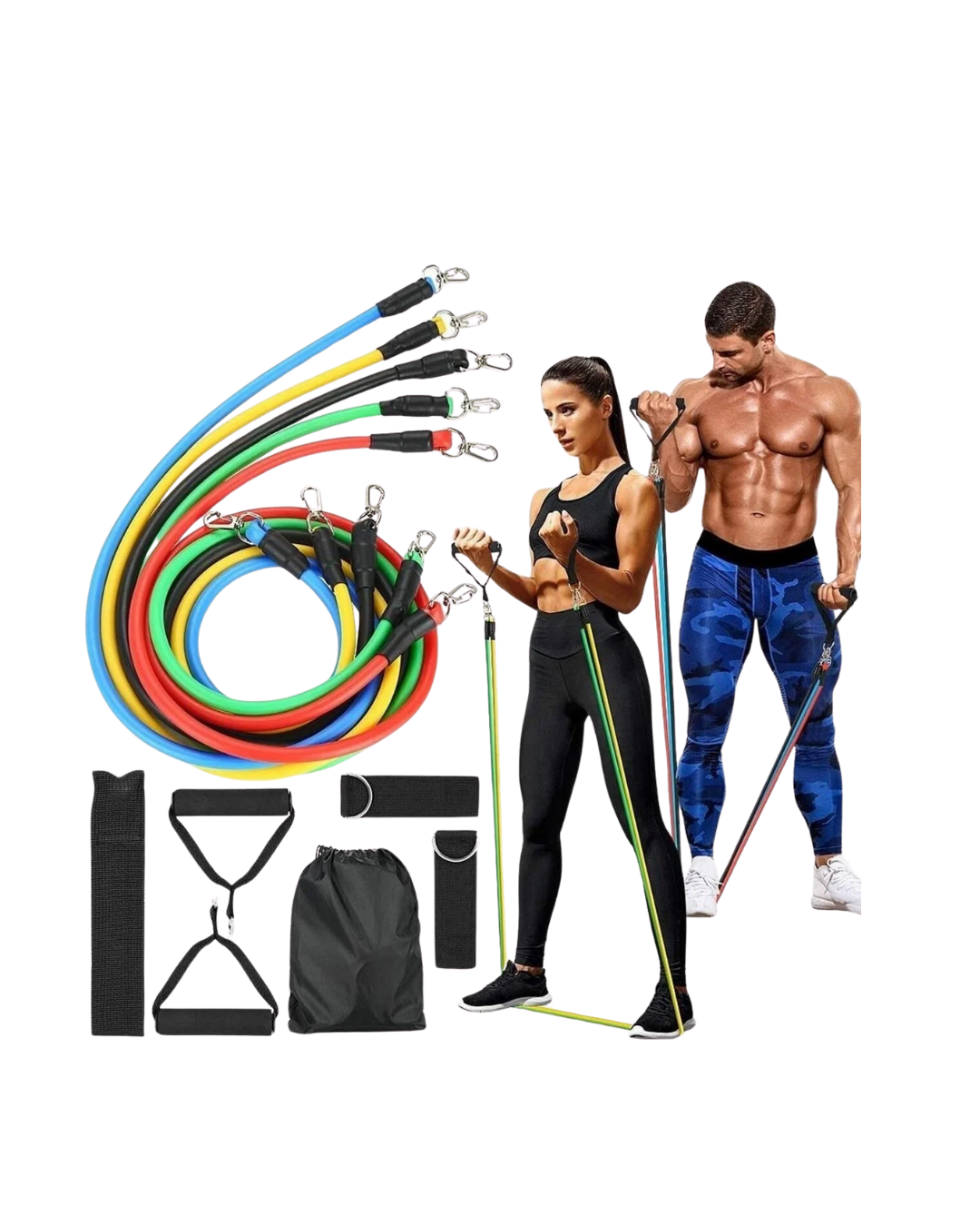 Full Body Antrenman İçin Kapı Arkası Spor Bandı ve Akse...