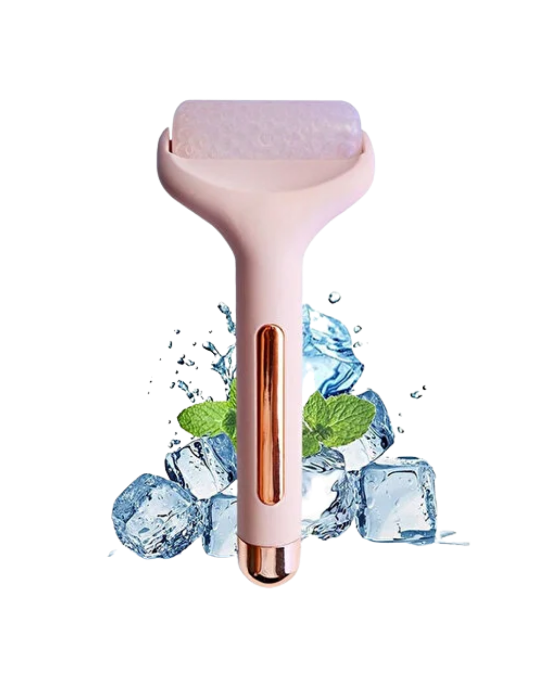 Soğuk Jel Başlıklı Buz Silindiri Yüz Masaj ve Bakım Aleti