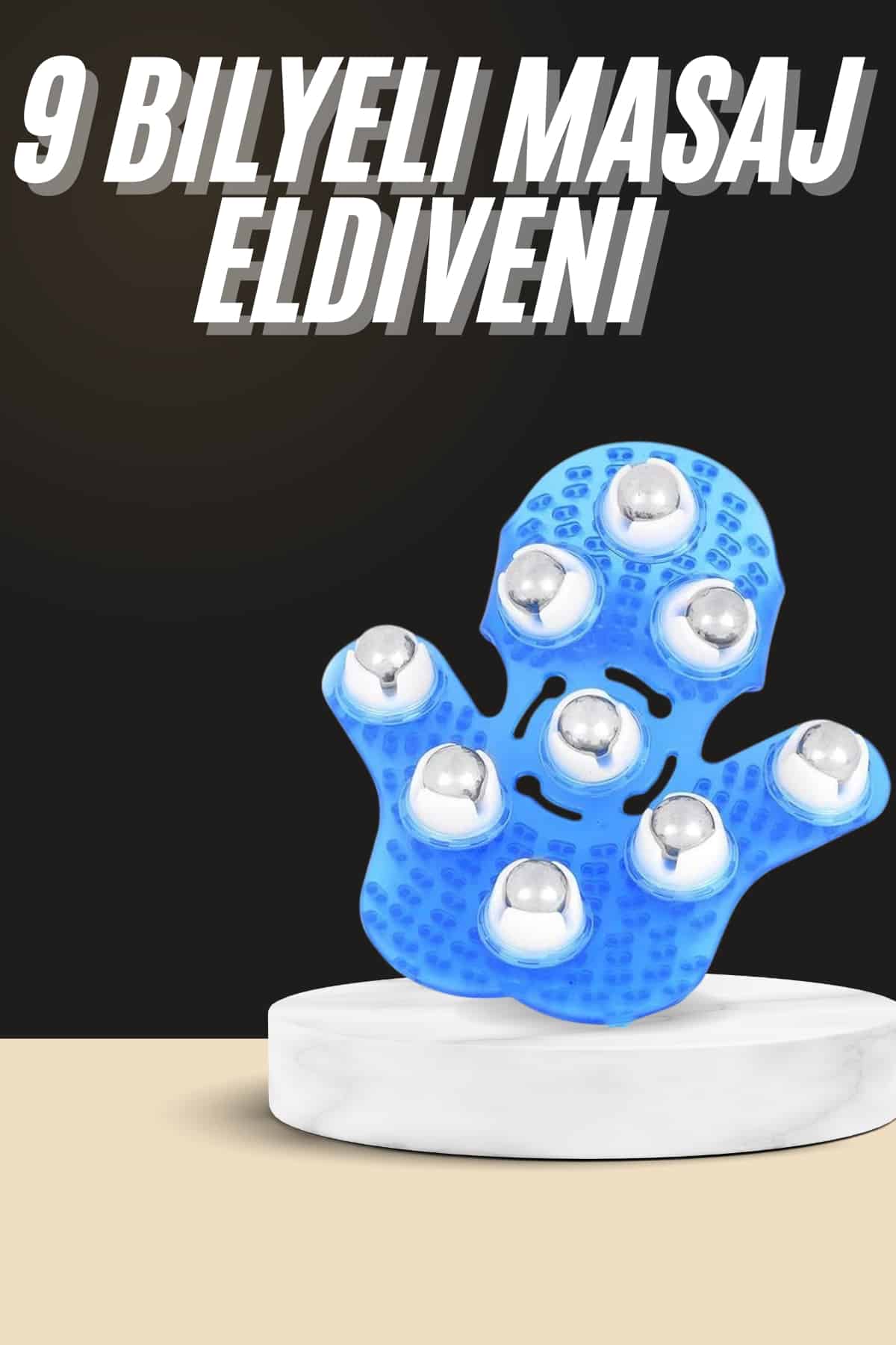 Selülit Giderici Masaj Eldiveni 9 Bilyel