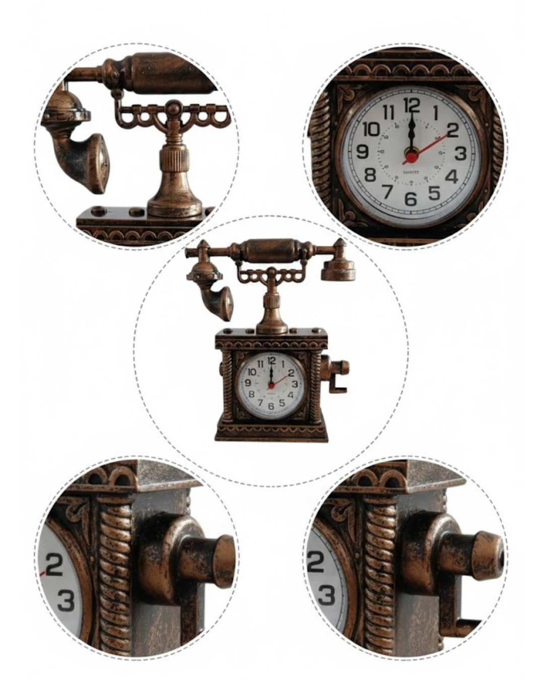 Dekoratif Modern Çalar Saat Kolay Kurulum ve Pratik Kullanım