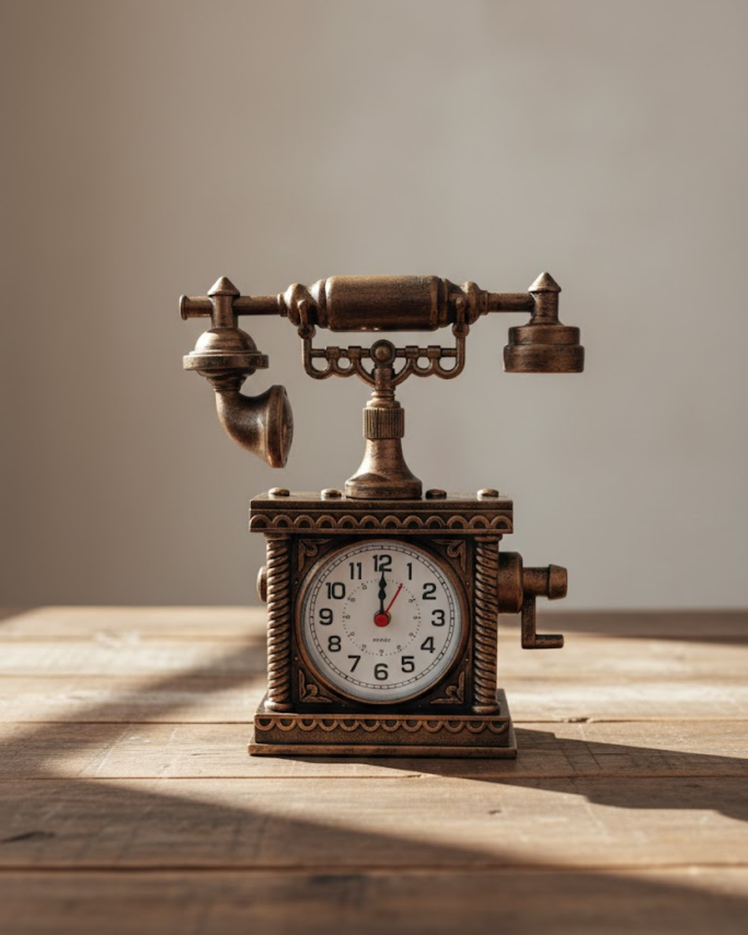 Minimal Tasarımlı Masa Saati Alarm Özellikli Şık Model