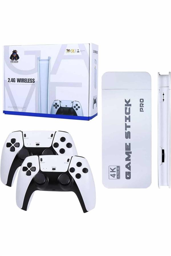 Game Stick 4K Retro Çift Kollu Atari Oyunlari +20000 Oy...