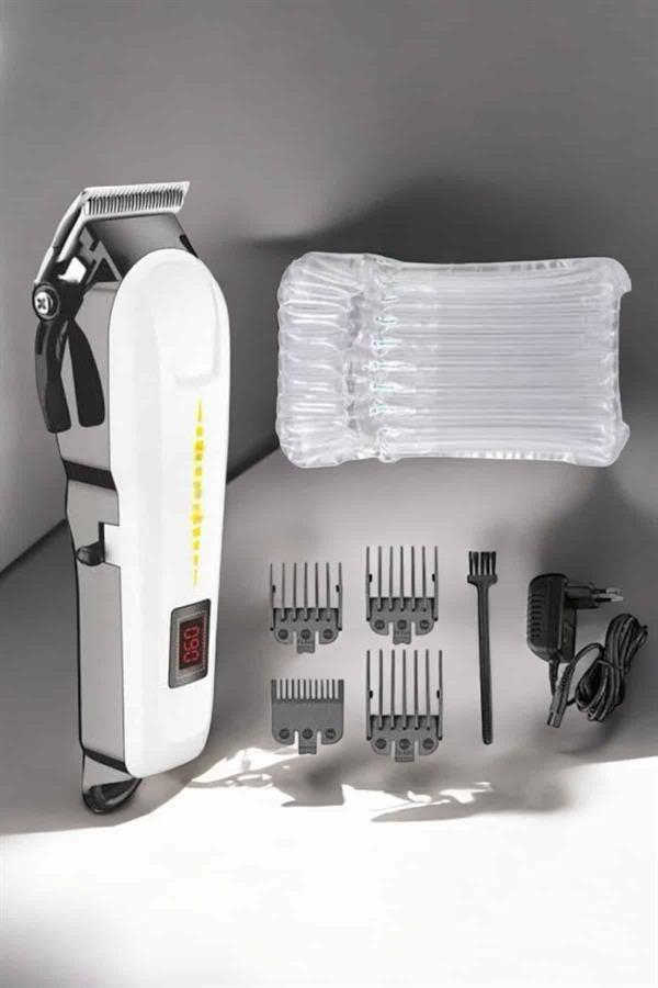 Tıraş Makinesi Profesyonel Saç Ve Sakal Kesme Milim Ayarlı Dijital Göstergeli