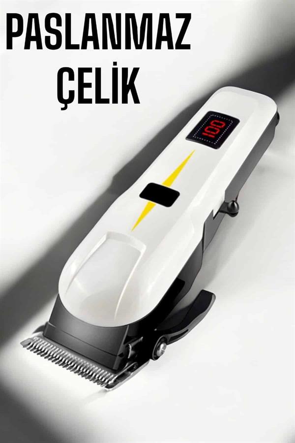 Tıraş Makinesi Uzun Ömürlü Batarya, Keskin Bıçaklar ve Profesyonel