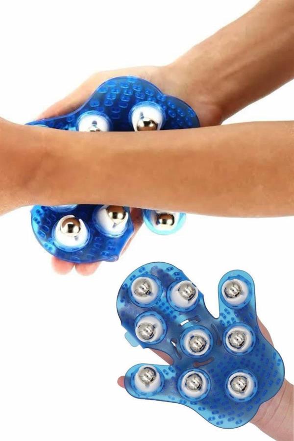 Giyilebiilir Masaj Eldiveni 9 Bilyeli Tü
