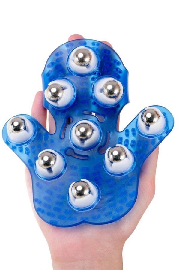 9 Bilyeli Masaj Eldiveni Giyilebilir Pla