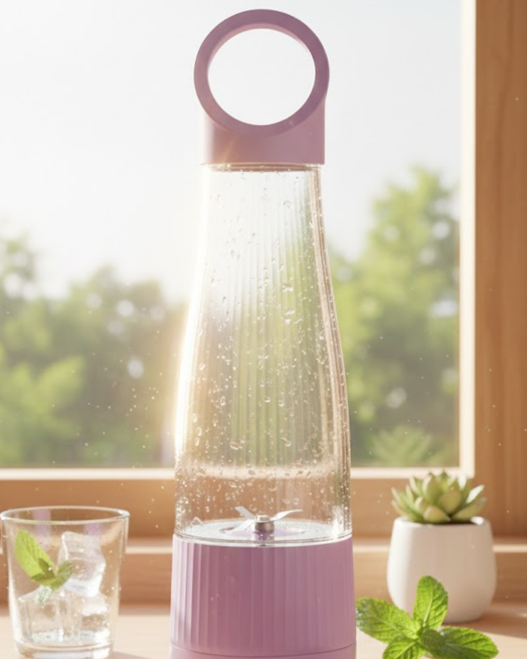 Pratik Kullanımlı USB Şarjlı Meyve ve Smoothie Blender