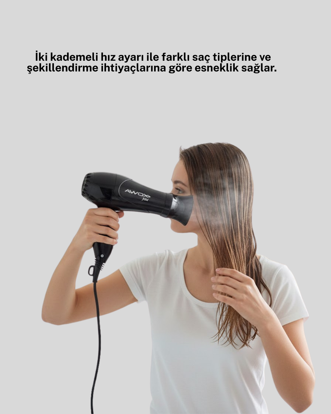 Seyahat Tipi Saç Kurutma Makinesi Katlanabilir Hafif Yapı