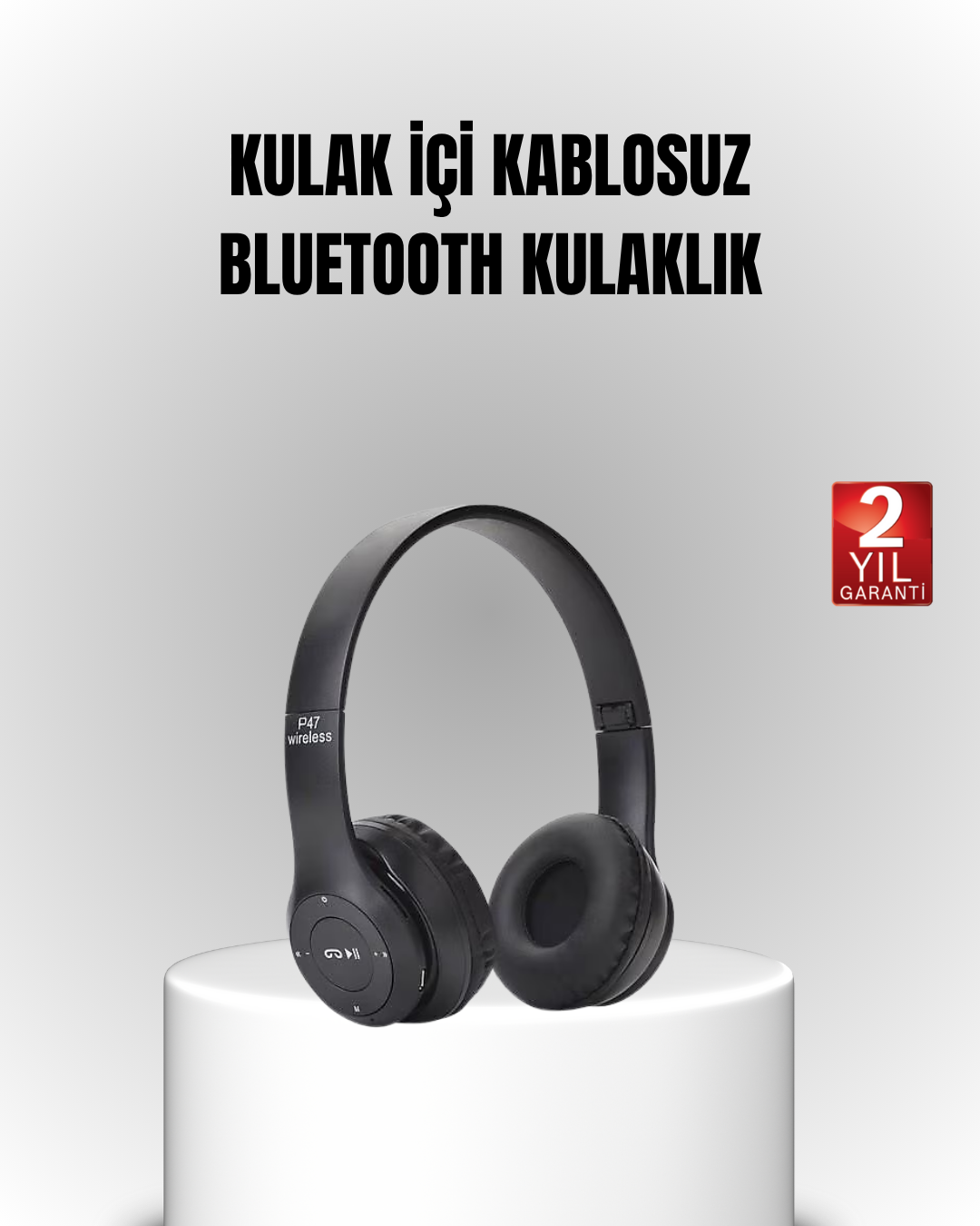 Bluetooth Kablosuz Kulaklık – Extra Bass, TF Kart, Mikr...