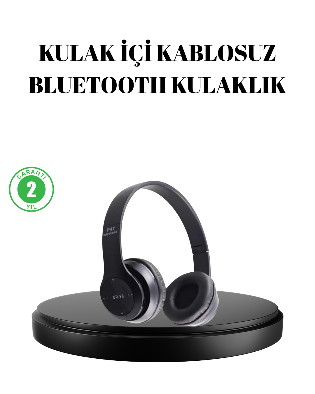 Bluetooth 5.0 Kablosuz Kulaklık – Extra Bass, TF Kart D...