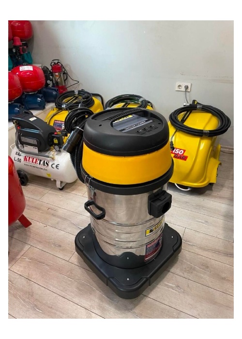 Islak Kuru Vakum Yapabilen 3 Motorlu Süpürge