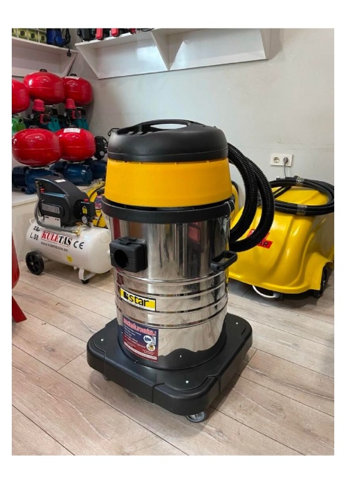 Islak Kuru Vakum Yapabilen 3 Motorlu Süpürge