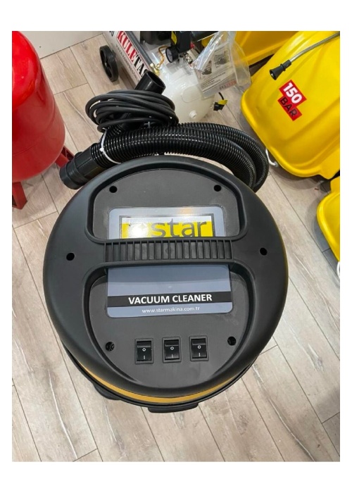 Islak Kuru Vakum Yapabilen 3 Motorlu Süpürge