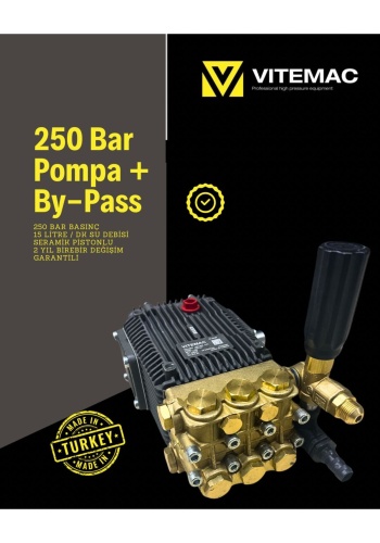 250 BAR POMPA + BY-PASS YERLİ POMPA