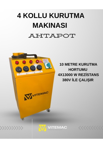4 KOLLU KURUTMA MAKINASI (AHTAPOT)