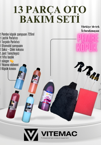13 Parça Oto Bakım Seti VİTEMAC