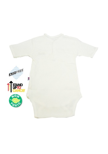 Sema Baby Yarım Kol Kaşkorse Badi (Body) - Ekru  12-18 Ay