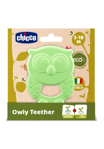 Chıcco Owly Diş Kaşıyıcı 3-18 Ay - Yeşil