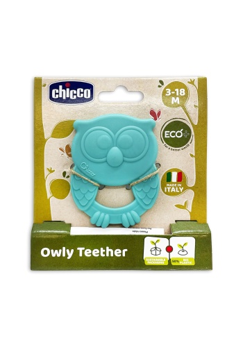 Chicco Owly Diş Kaşıyıcı 3-18 Ay - Mavi