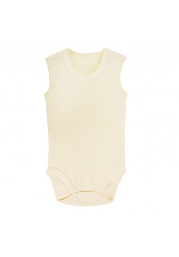 Sema Baby Jakarlı Askılı Badi (Body) - Krem 18-24 Ay