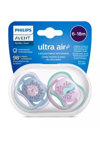 Philips Avent Ultra Air Emzik 6-18 Ay 2li Kız SCF085/61