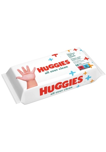 Huggies All Over Clean Bebek ve Çocuk Islak Mendili 56 Yaprak