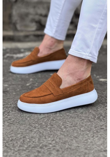 WG161 Taba Süet Erkek Casual Ayakkabı