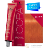 SCHWARZKOPF IGORA ROYAL SAÇ BOYASI 0.77 BAKIR YOĞUNLAŞTIRICI 60 ML (PAKET 3 ADET)