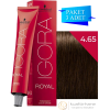 SCHWARZKOPF IGORA ROYAL SAÇ BOYASI 4.65 KAHVE KESTANE ALTIN 60 ML (PAKET 3 ADET)